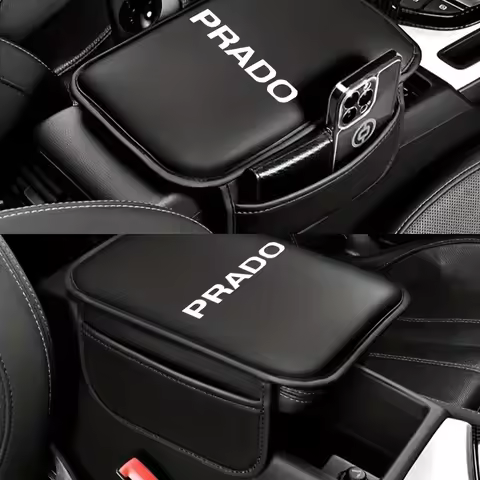 Mat Car Armrest Center Console Arm Rest Protection Cushion Armrests Storage Cover Pad for Prado 120 