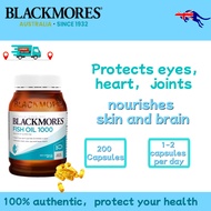 【new package】BLACKMORES Fish Oil 200 capsules Omega-3 Fish Oil, genuine from Australia, fish oil, Om