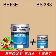 BEIGE BS 388 ( 1L ) EA4 FINISH / EA 4 NIPPON PAINT PROTECTIVE COATING / HIGH PERFORMANCE / HEAVY DUT