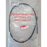 100% ORIGINAL HONDA PCX150 REAR BRAKE CABLE ASSY 2 0 43450-KWN-711 BREK TALI KABER KABLE PCX-150 PCX