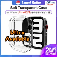 [SG] QPlus Transparent Soft Case for iWatch with Fall Protection for Apple Watch Ultra&2/9/8/7/6/5/4