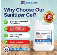 ♤GE-EX Gel Sanitizer 5L Hand Sanitizer GEL (75 IPA Isopropyl alcohol)☸