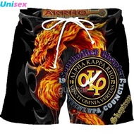 Beach Shorts 2025 AKP Alpha Kappa Rho Full Sublimation Shorts 3D Shorts Summer Shorts