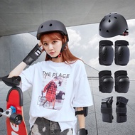 Profesional skateboard gear pelindung roller skating pakaian pelindung kanak-kanak perempuan dewasa skates basikal lutut