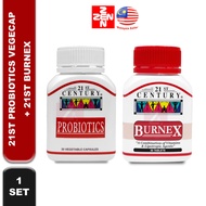 21st Century Probiotics Vegecaps 30s + 21st Century Burnex Tablet 50s