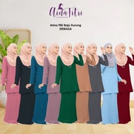 Baju Kurung Moden Aina Fitri For Raya 2023.Kain Beautyline Cotton Baju Viral 2023 Baju Raya.Baju Kurung  Muslimah.