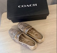 Sam Edelman 金色閃石樂福鞋