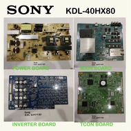 SONY LED TV KDL-40HX80 40HX80 KDL40HX80 Power Board APS-265 Main Board Inverter SSL400EL-S01 Tcon TQ