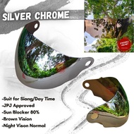 [VISOR] X-DOT G518 Big Hole Visor Siang Malam Smoke Gold Rainbow Chrome Mirror XDOT LASER INDEX AXN 