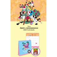 [Disney] 2021 Alice in Wonderland Calendar + Cute Postcards (Random) New Plan Gift