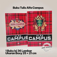 Large Campus Notebook Boxy/ 36 sheets 1 pack contains 10 Alfa campus books