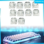 [LzdjhykecbMY] 10x 1U Xda Profile Keycaps Gaming Keyboard Parts Lightweight Versatile PC Fashion Gam