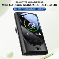 GC600 Mini Carbon Monoxide Detector: Combustible Gas/CO/Temperature and Humidity Monitoring, Electro
