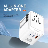 LDNIO Z8 45W GaN Universal Travel Adapter PD 45W + QC 3.0 Super Fast Charging Universal Notebook Cha