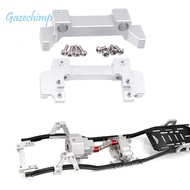 Gazechimp RC อัพเกรดโลหะ Prefixal/โครงกันกระแทก/ขาตั้งแบตเตอรี่/คานหลังด้านหน้าสำหรับการ SCX10ตามแนว