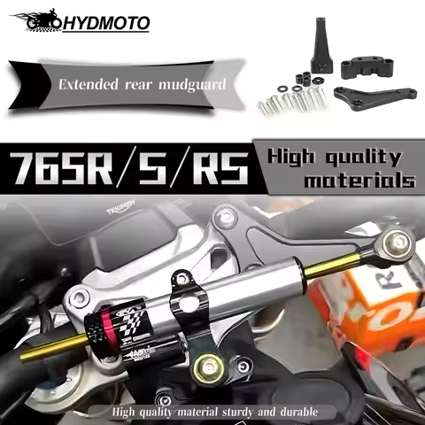 For Street Triple 765 S 765S STREET TRIPLE 765RS 765R Motorcycle CNC Stabilizer Damper Aluminum Stee