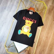 代購 義大利奢侈時裝品牌Gucci 古馳聯名The North Face布偶熊印花短袖T恤