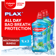Colgate Plax  Best-Selling Variants Antibacterial Mouthwash Value Pack of 3
