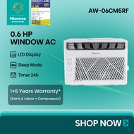 🆕Hisense Non-inverter Window 0.6HP Aircon (AW-06CM5RF)