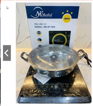 Bếp điện từ Media MD-BT1820 tặng kèm nồi - Phím cơ Media MD-BT1820 công suất 2000W[HÀNG CHÍNH HÃNG]