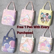 Sanrio Little Twin Stars Customized Tote Bag Shopping