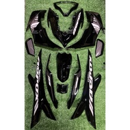 COVER SET NVX V2 AEROX HITAM GREY BLACK DESIGN BARU