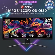 MSI MPG 341CQPX QD-OLED 34" QHD OLED 240Hz 0.03ms Gaming Monitor