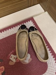 鞋Chanel 經典款 雙色平底鞋