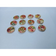 Wooden Button motif 24 (1.5cm)