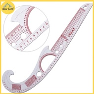 NewLook  Multi-function Plastic French Curve Sewing Ruler Easy Curve Ruler for Knitters  .