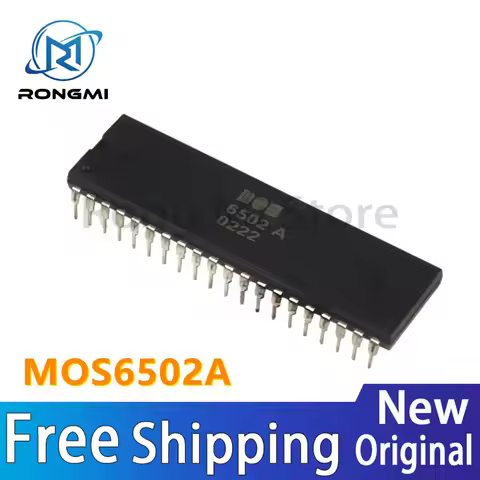 1-10pcs/lot New Origina Mos 6502 MOS6502A MOS6502 MOS-6502 DIP-40 In Stock