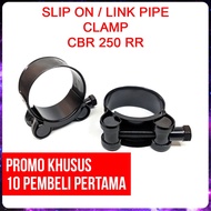 Racing Exhaust Slip On Pipe clamp CBR250RR CBR 250RR 250 Mid Pipe clamp