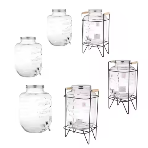 Juice Storage Jar Beverage Dispenser Home & Kitchen Glassware Pitcher Cold Brew Coffee Maker for Ice