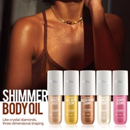 [Spot Goods]SHIMMER BODY OIL gold High Gloss Body Oil Durable Shiny Full Body Brightening Skin Color
