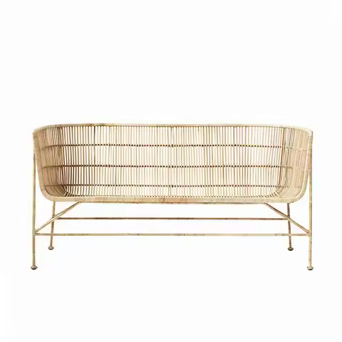 Customizable rattan sofa, lounge chair, balcony rattan chair, natural rattan handmade