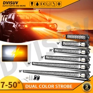 420W 7-50inch 2-Row LED Light Bar 3500K/6000K Combo Beam for Trucks 4X4 UAZ Off Road
