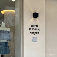 Font logo Wall Sticker Business Store Name Acrylic Attract Letter Doorway Wall Lamp Three-dimensiona