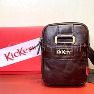 Kickers Sling Bag Pouch Bag Leather Attach With Belt (2 in 1) 1KIC-S 88510A