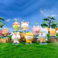 Digimon x Budding Pop Series Blind Box by Bandai BN Figure Q &amp; 12Block Long Grassy Dumpling x Mystery Trendy Play