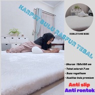 Anti-slip Fur Rug 7cm Thickness Size 150x100cm