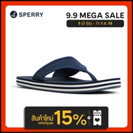 SPERRY BEACON ELASTIC THONG SANDAL รองเท้าแตะ ผู้ชาย สีกรม ( SAN - 13963678 )