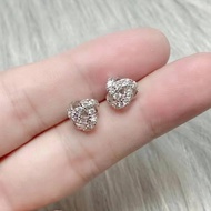 Tied 10k Lifetime Used Diamond Earrings