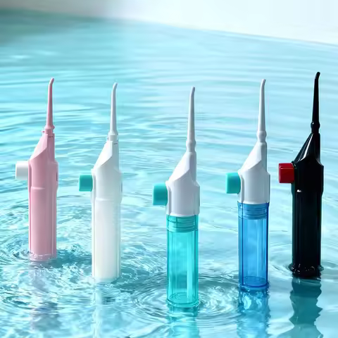 1PC High-Pressure Oral Irrigator Household Water Flosser Manual Oral Irrigator Portable Teeth Clean 