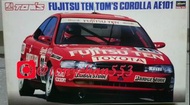 Hazegawa 1 比 24 Toyota Corolla Fujitsu Ten Tom's AE101  模型車