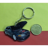 wira engine bonnet keychain 2d