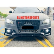 Audi A4 B8 2008 2009 2010 convert B9 RS front bumper grill grille A4RS bodykit body kit logo emblem 
