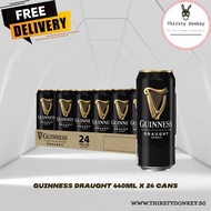 Guinness Draught - 440ml x 24 cans (BBD: 01/2026)
