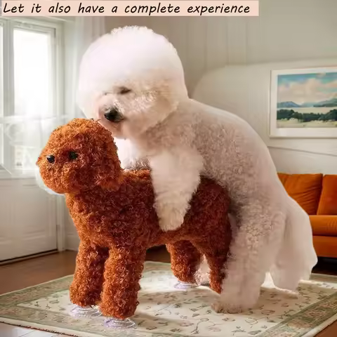 Small and medium-sized dog accompanied toys, 1:1 reduction of female dog form experience more real