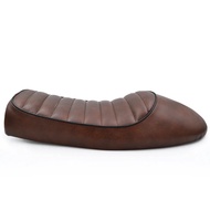 Black Brown Motorcycle Cafe Racer Seat Custom Vintage Hump Saddle Retro Seat For Honda CB125S CB200 