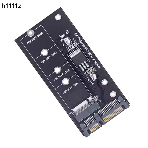 M2 SATA Adapter M2 to SATA Adapter M.2 to SATA Converter 2.5" SATA3.0 6Gbps Riser Board B Key Suppor